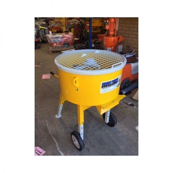 Product Image: Yellow Screed Mixer. Available to hire as a part of our Screed Mixer range Perth