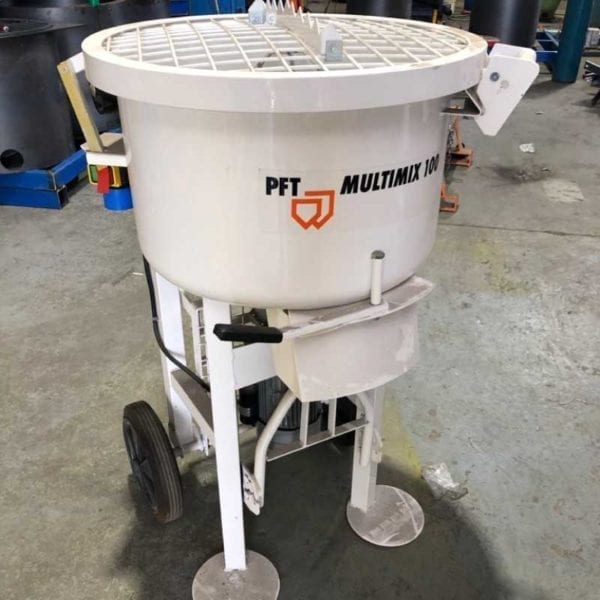 PFT Multimix 100 Small Grout Pump. A Electric Screed Mixer for Hire Perth