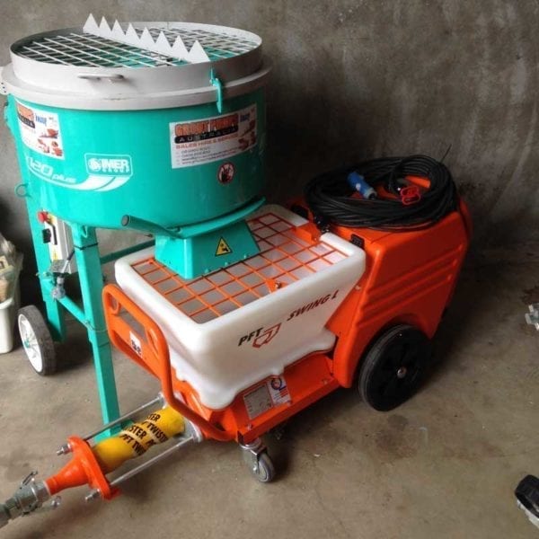 Grout Pump and Screed Mixer Combo available to Hire Perth