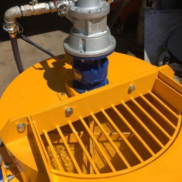 Product Image: top view of the Grout Pump & Mixer Pneumatic Small, part of our hire range from Perth